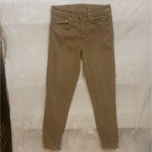 American Eagle Womens Brown Flex Jeans 26x26 Sz  6 Ankle